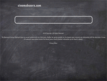 Tablet Screenshot of cinemaboxers.com